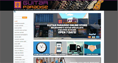 Desktop Screenshot of guitarparadise.com.au